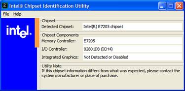 intel chipset software installation utility